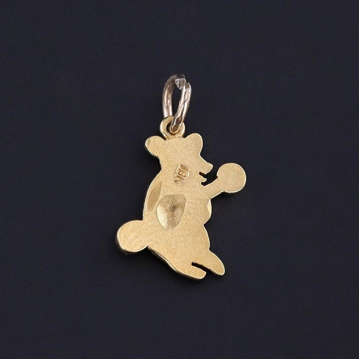 Vintage Bear Charm of 18k Gold - Trademark Antiques