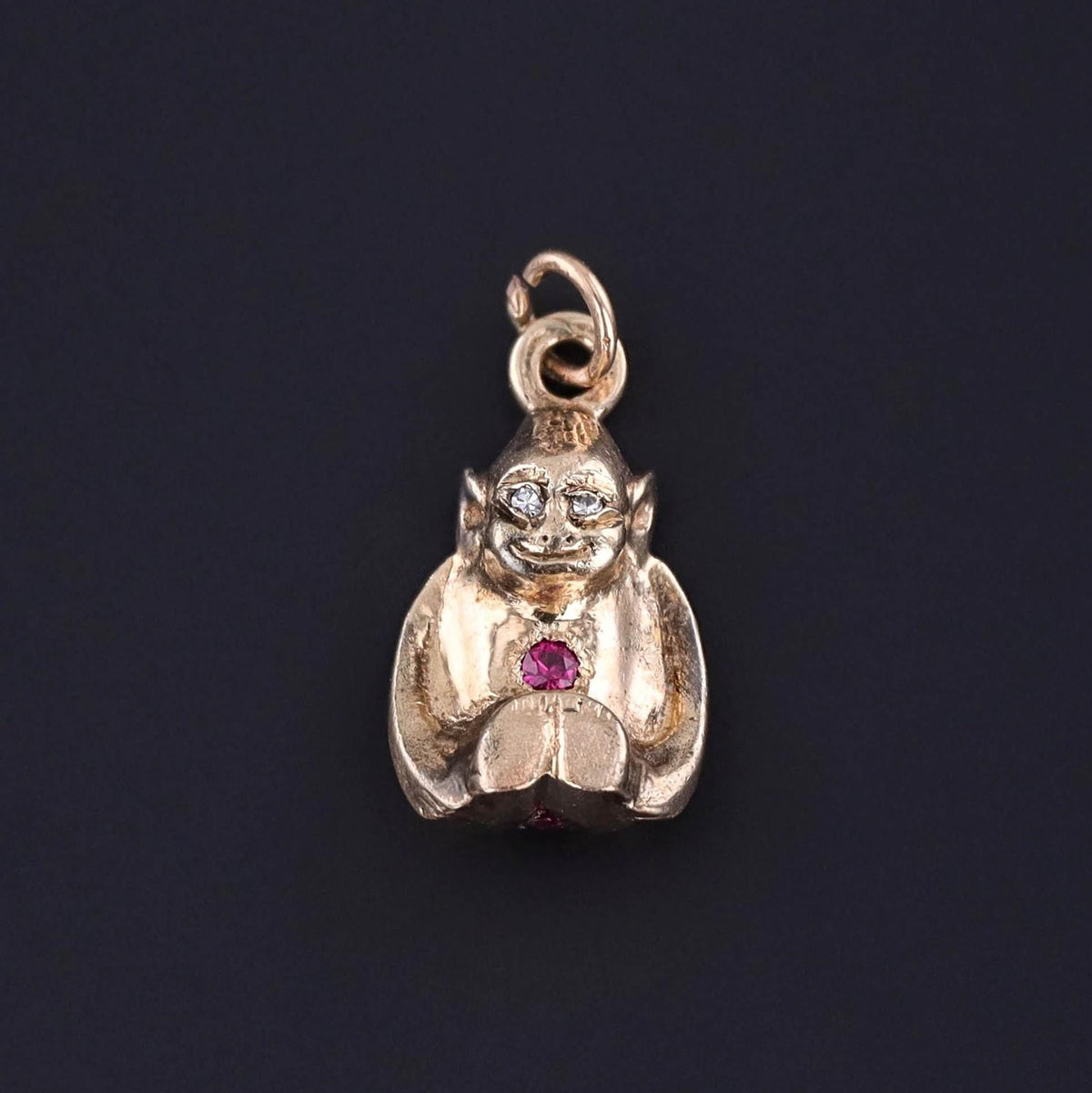 Vintage Billiken Charm of 10k Gold - Trademark Antiques