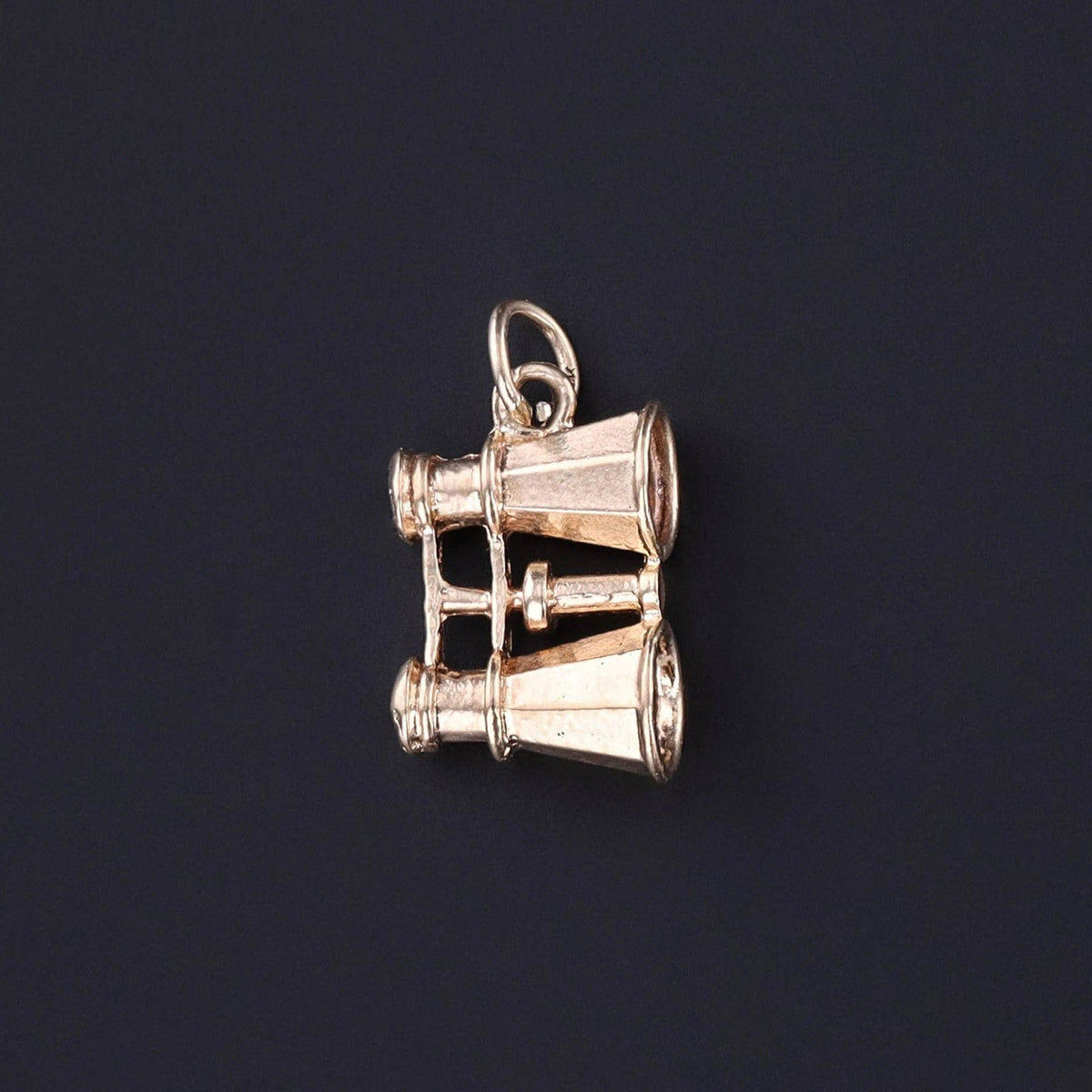 Vintage Binoculars Charm of 12ct Gold - Trademark Antiques