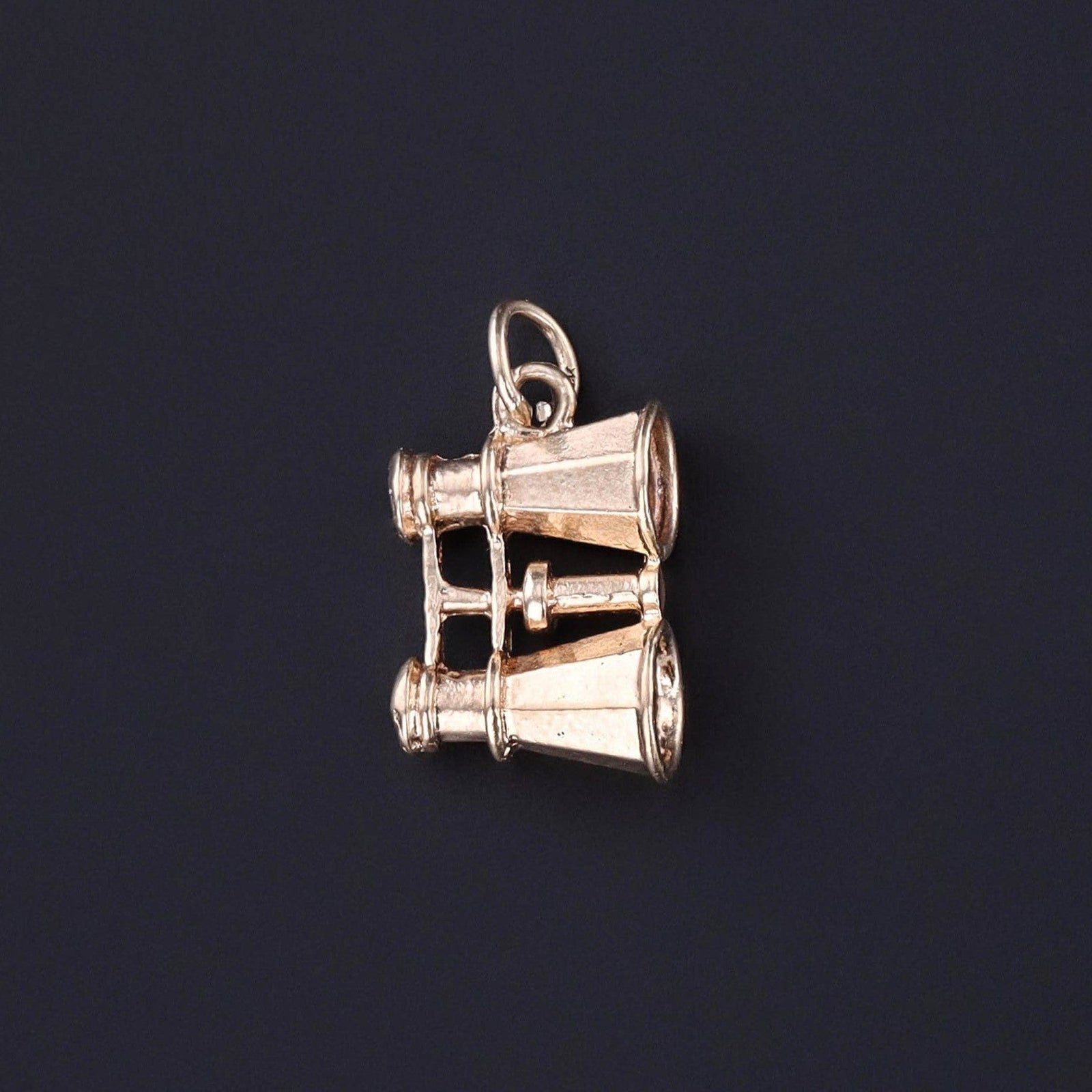 Vintage Binoculars Charm of 12ct Gold - Trademark Antiques