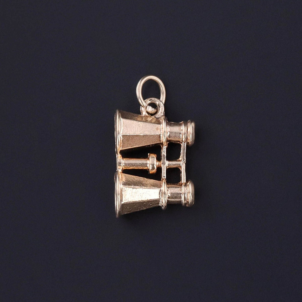 Vintage Binoculars Charm of 12ct Gold - Trademark Antiques