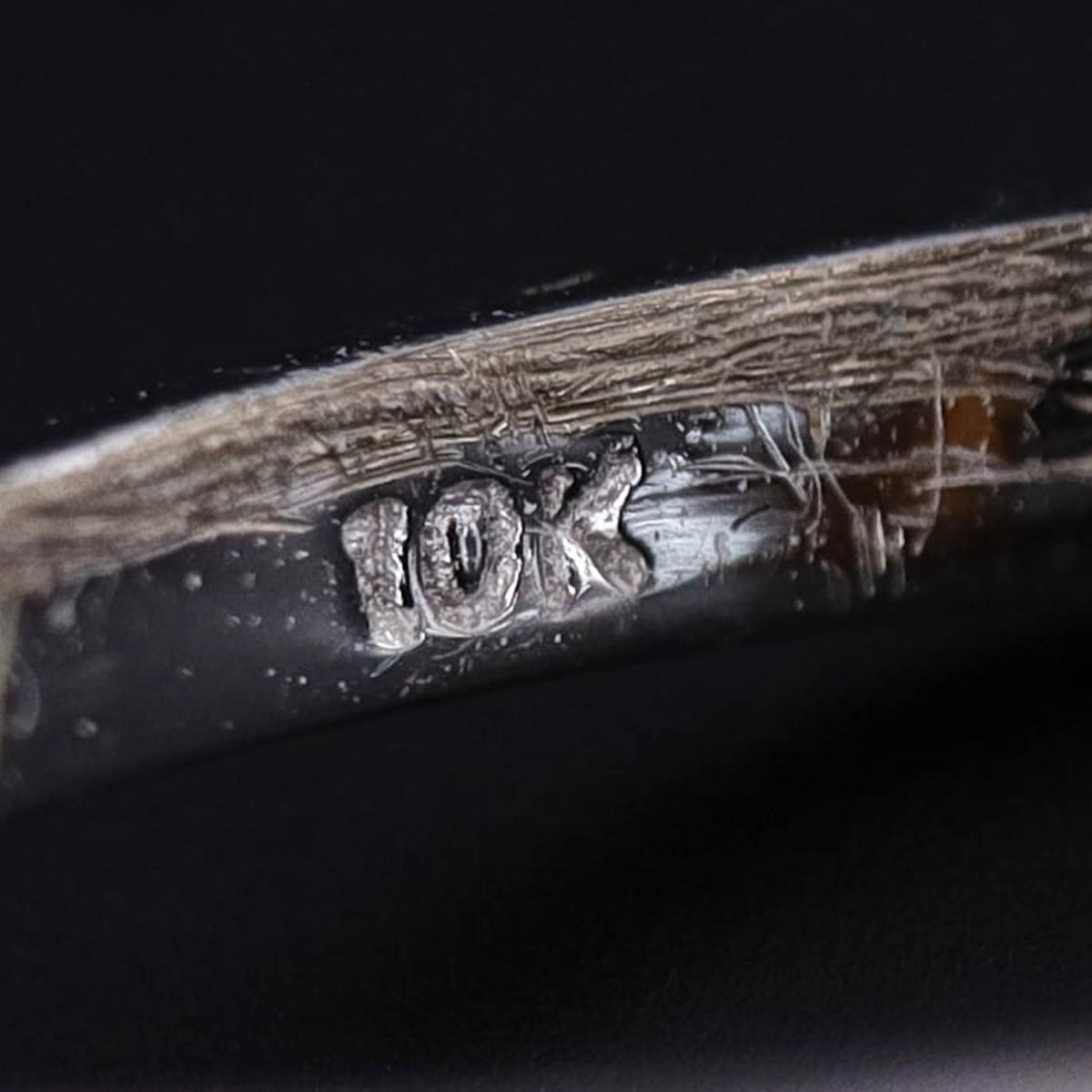 Vintage Blue Topaz Ring in 10k White Gold - Trademark Antiques