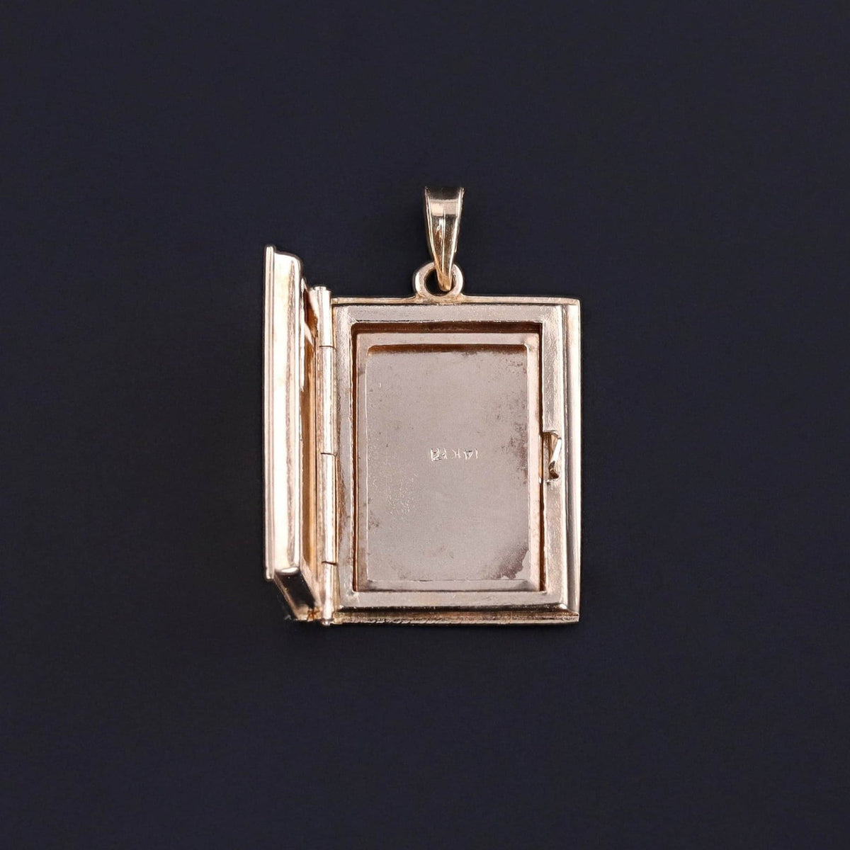 Vintage Book Locket of 14k Gold - Trademark Antiques