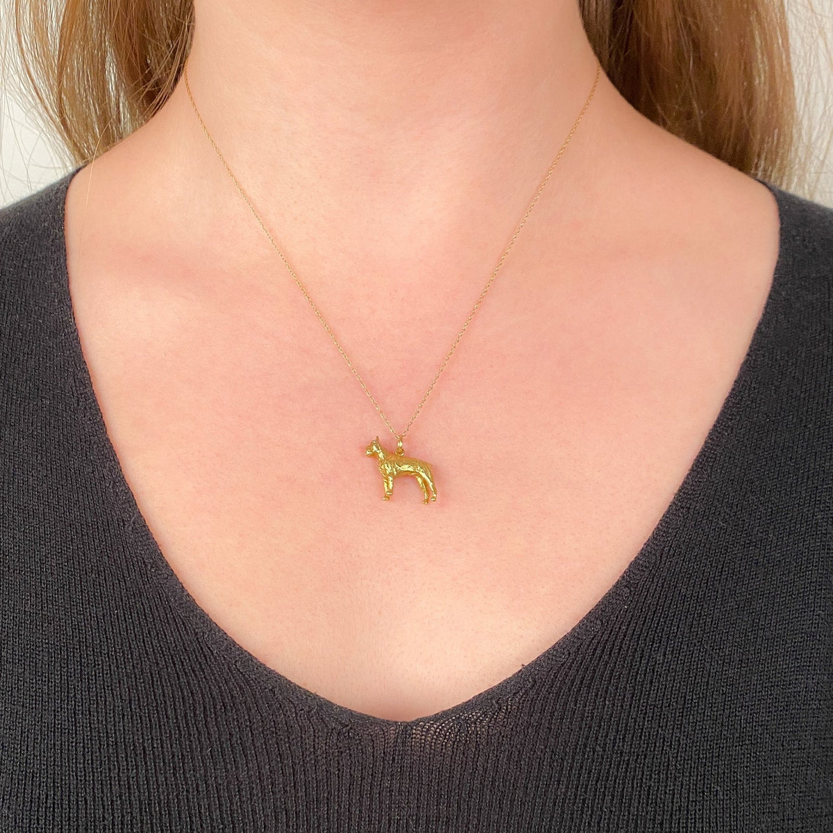 Vintage Boxer Dog Charm of 14k Gold - Trademark Antiques