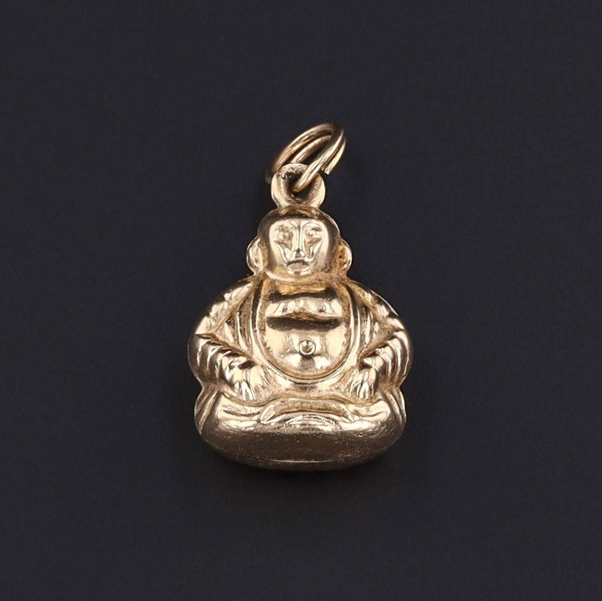 Vintage Buddha Charm of 14k Gold - Trademark Antiques