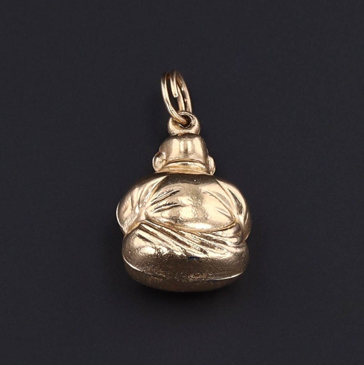 Vintage Buddha Charm of 14k Gold - Trademark Antiques