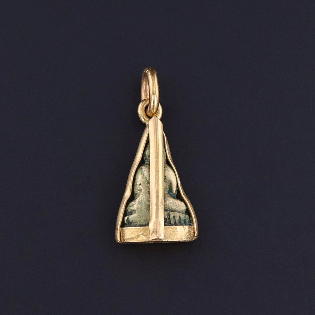 Vintage Buddha Charm of 22k Gold - Trademark Antiques