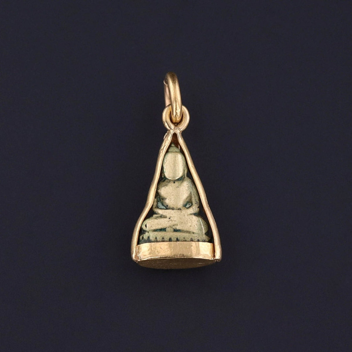Vintage Buddha Charm of 22k Gold - Trademark Antiques