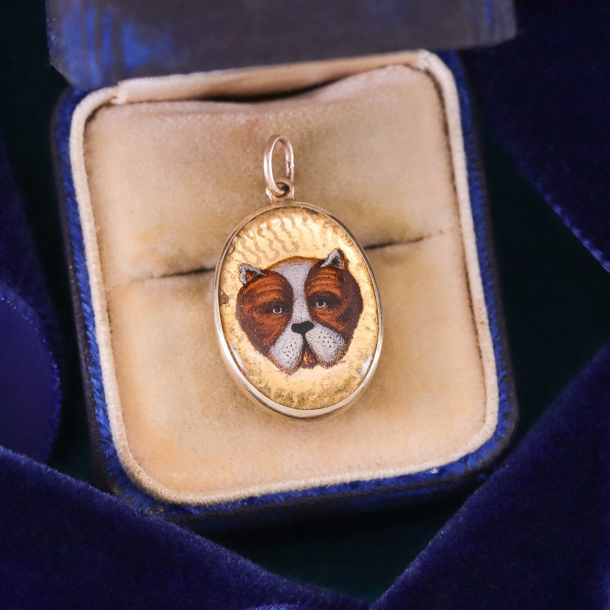 Vintage Bulldog Charm of 14k Gold - Trademark Antiques