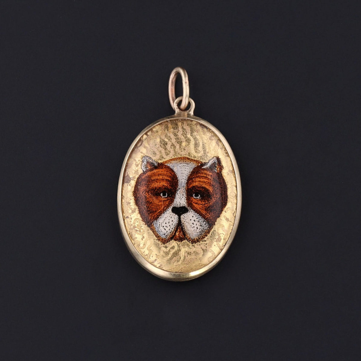 Vintage Bulldog Charm of 14k Gold - Trademark Antiques