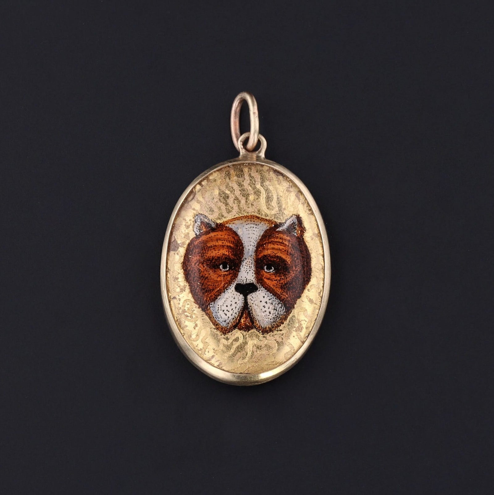 Vintage Bulldog Charm of 14k Gold - Trademark Antiques