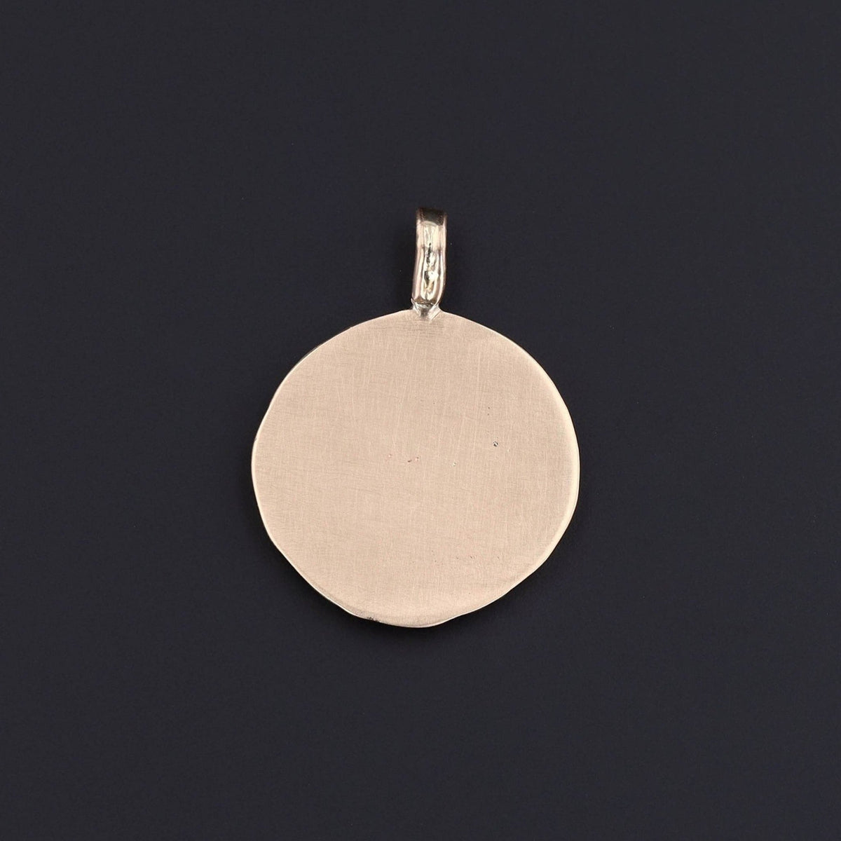 Vintage Cancer Zodiac Pendant of 14k Gold - Trademark Antiques