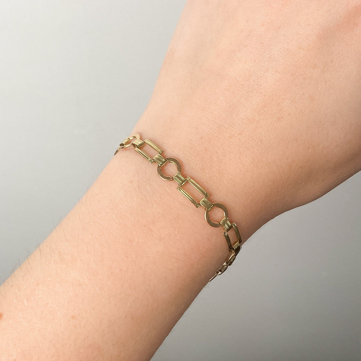 Vintage Charm Bracelet of 14k Gold - Trademark Antiques