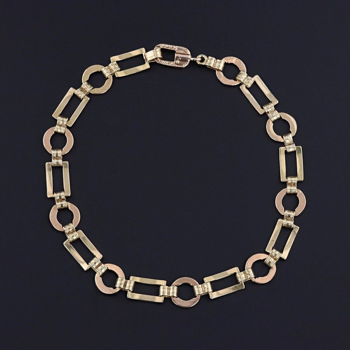 Vintage Charm Bracelet of 14k Gold - Trademark Antiques