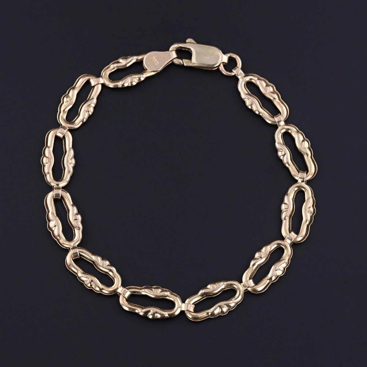 Vintage Charm Bracelet of 14k Gold - Trademark Antiques