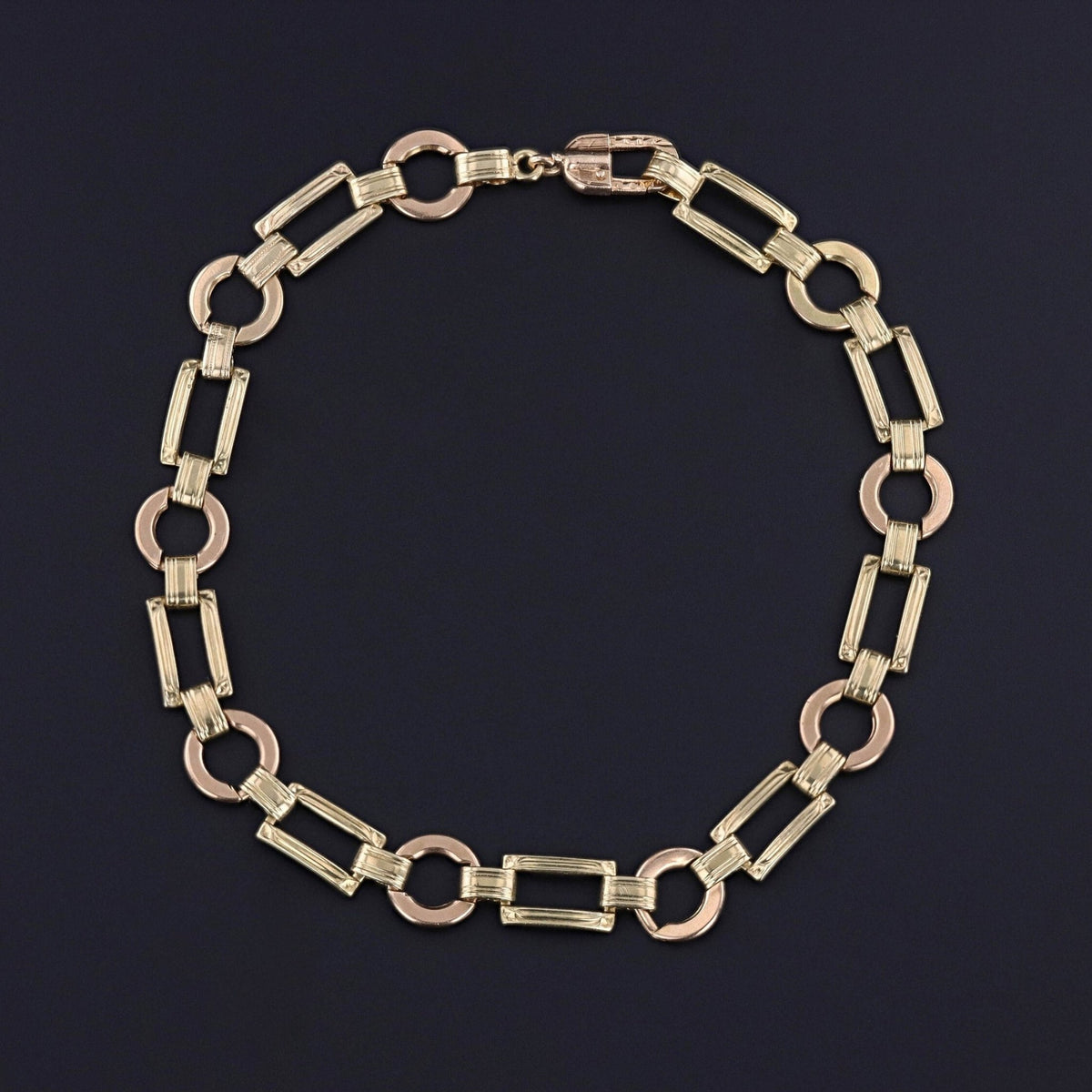 Vintage Charm Bracelet of 14k Gold - Trademark Antiques