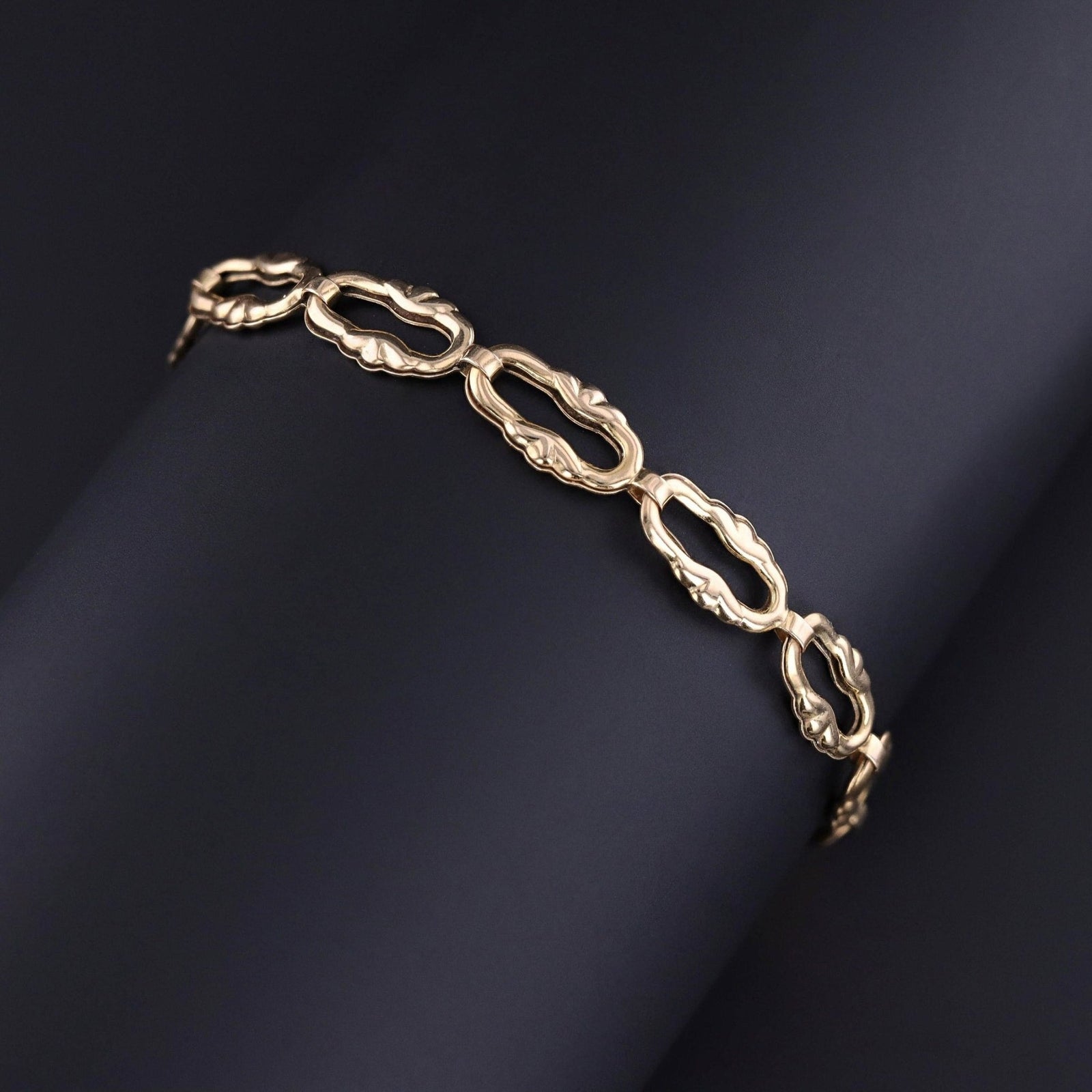 Vintage Charm Bracelet of 14k Gold - Trademark Antiques