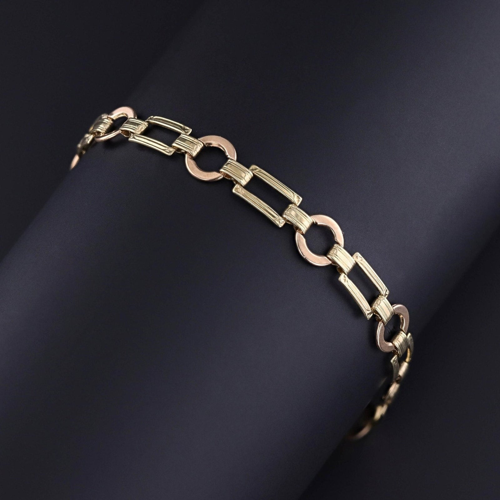 Vintage Charm Bracelet of 14k Gold - Trademark Antiques