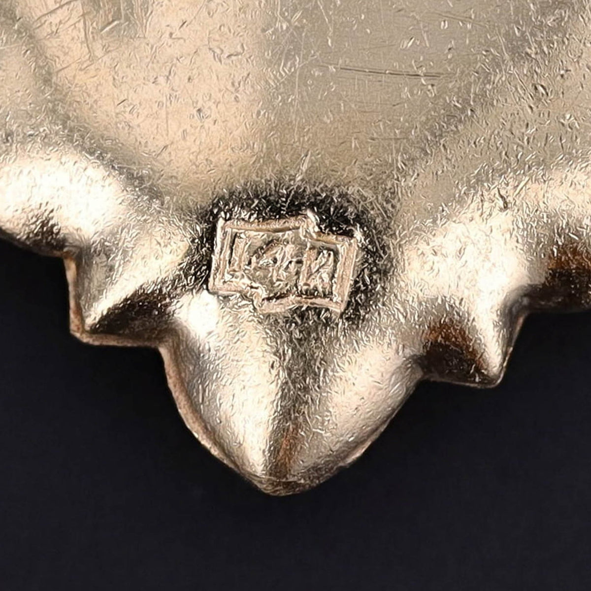 Vintage Christmas Pendant of 14k Gold - Trademark Antiques