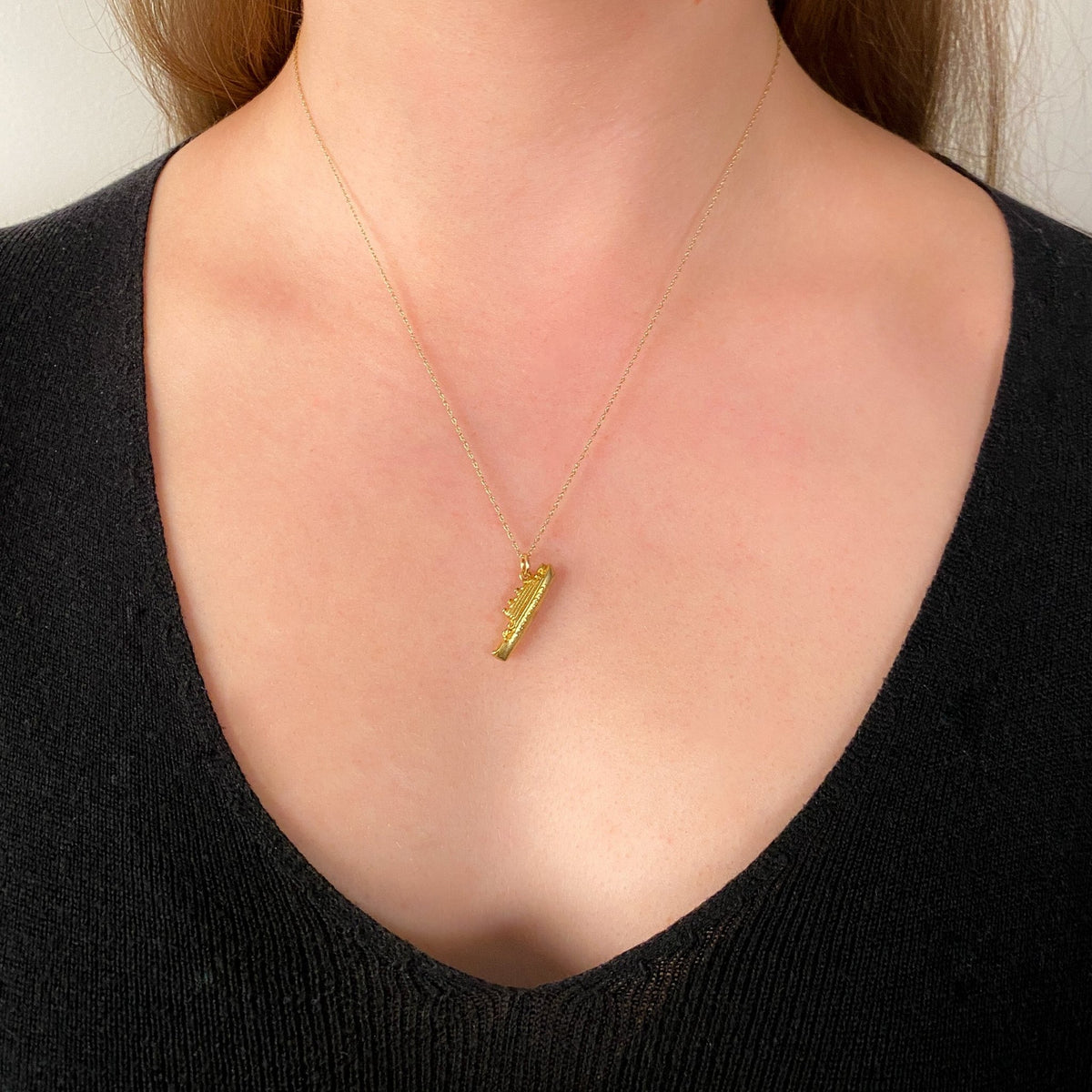 Vintage Cruise Ship Charm of 14k Gold - Trademark Antiques