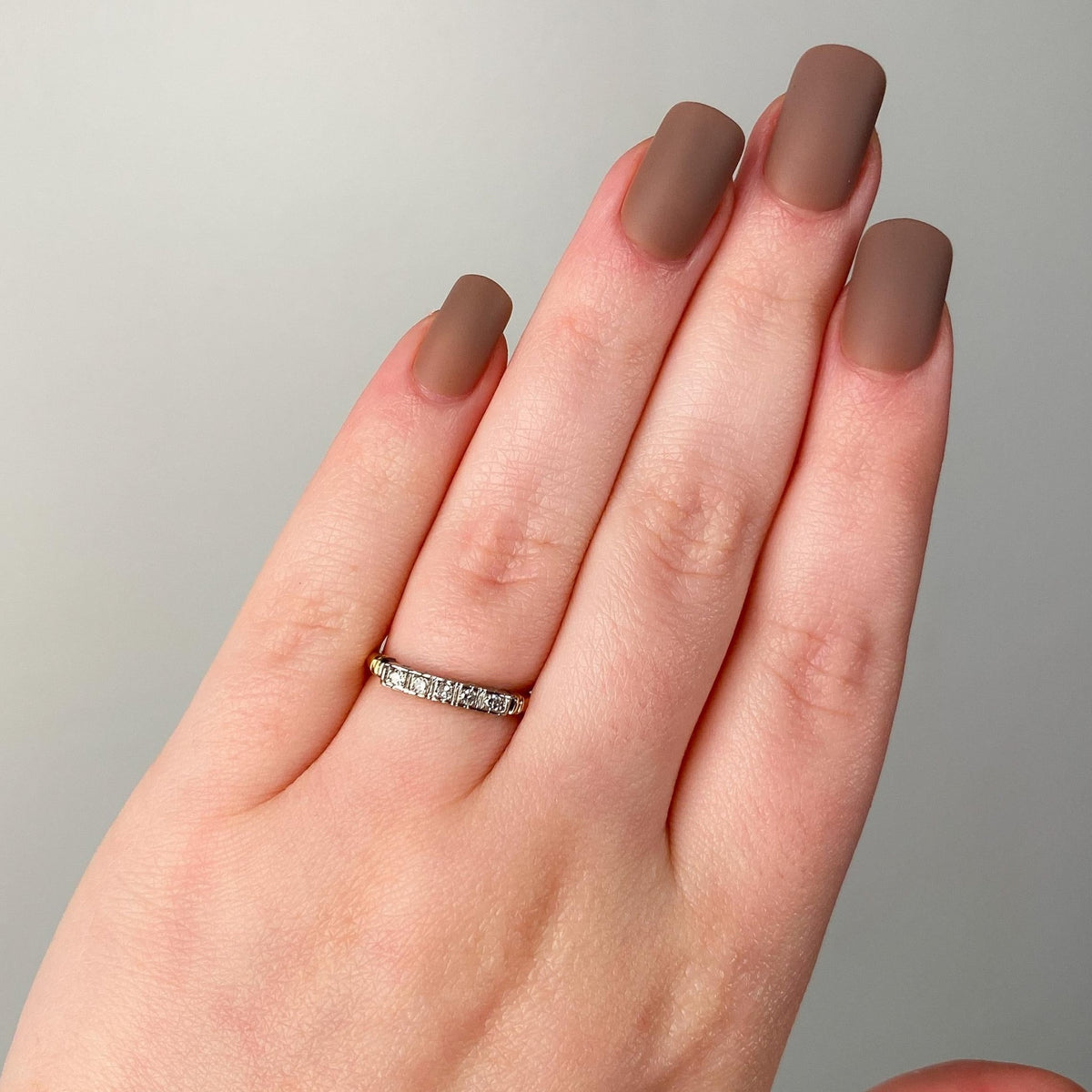 Vintage Diamond Band of 14k Gold - Trademark Antiques
