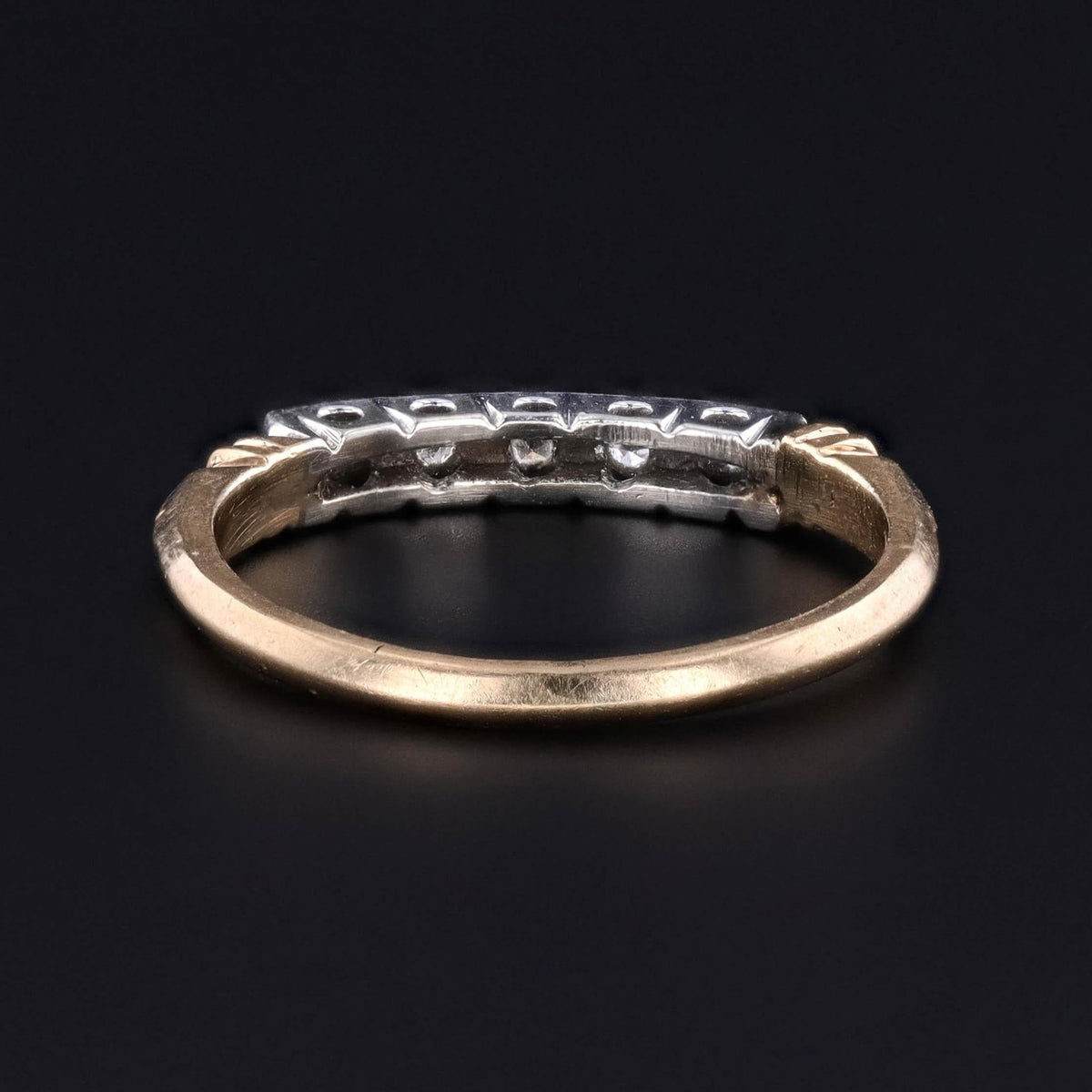 Vintage Diamond Band of 14k Gold - Trademark Antiques