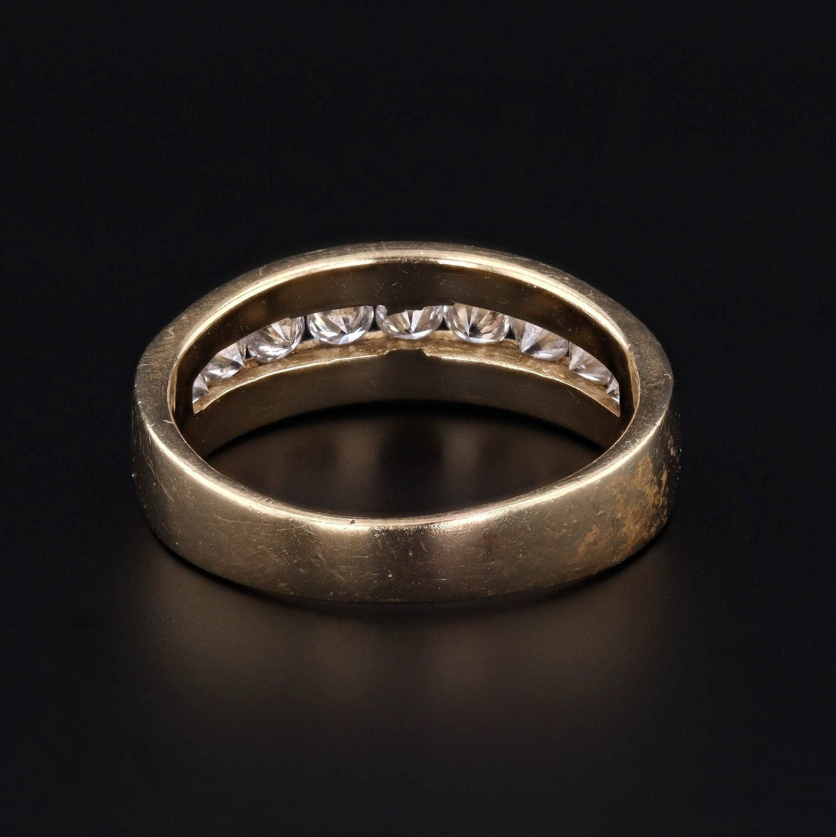 Vintage Diamond Band or Ring of 14k Gold - Trademark Antiques
