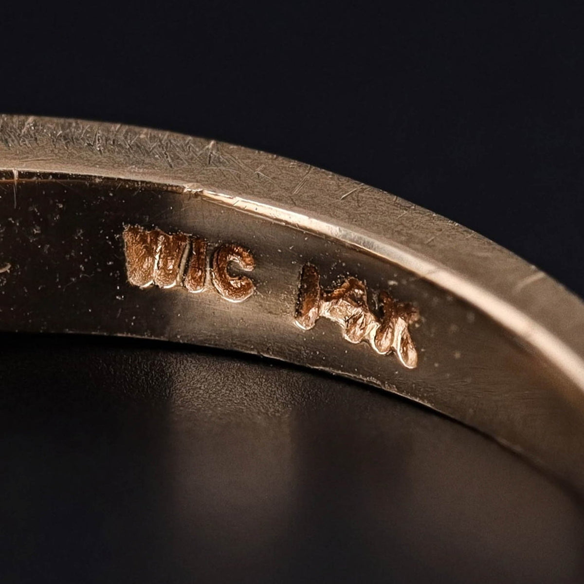 Vintage Diamond Engagement Ring of 14k Gold - Trademark Antiques