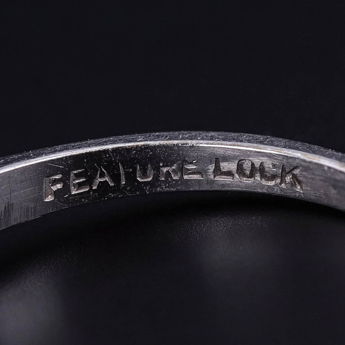 Vintage Diamond Engagement Ring of 14k White Gold - Trademark Antiques