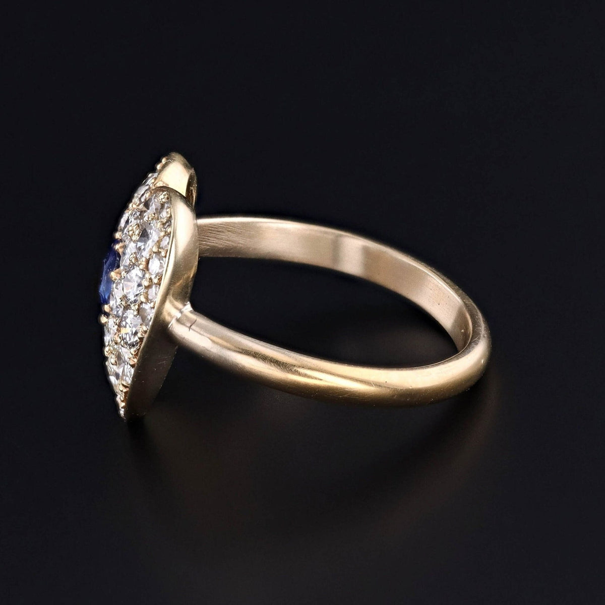 Vintage Diamond Heart Ring of 14k Gold - Trademark Antiques