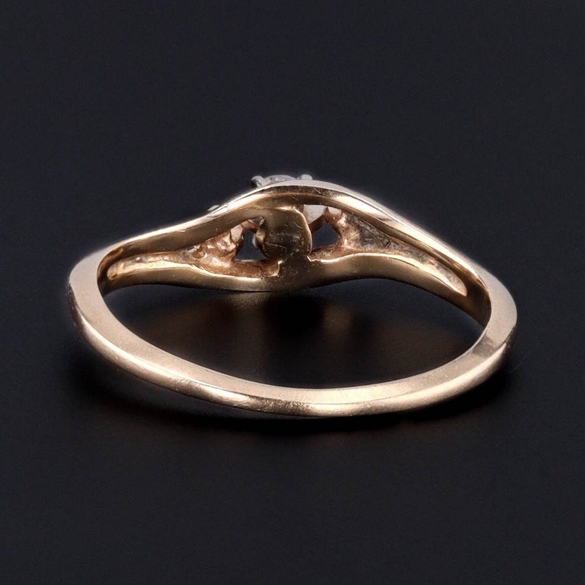 Vintage Diamond Ring of 14k Gold - Trademark Antiques