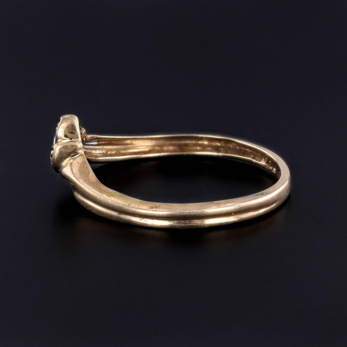 Vintage Diamond Tiara Ring of 14k Gold - Trademark Antiques