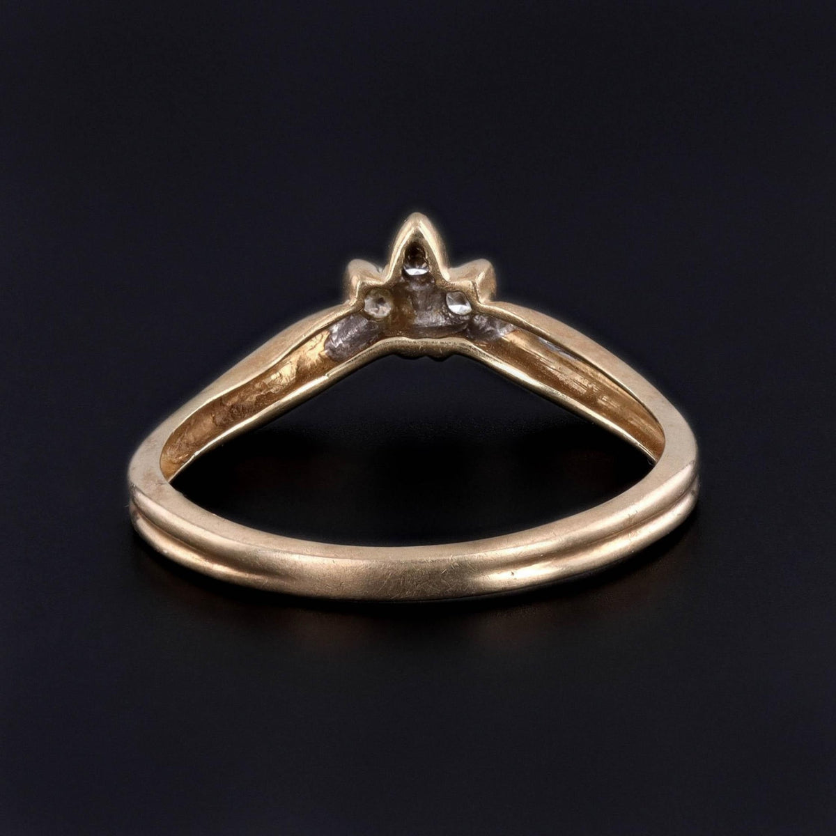 Vintage Diamond Tiara Ring of 14k Gold - Trademark Antiques
