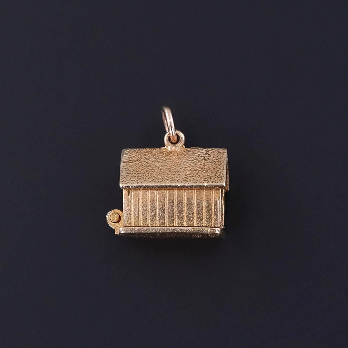 Vintage Doghouse Charm of 9ct Gold - Trademark Antiques