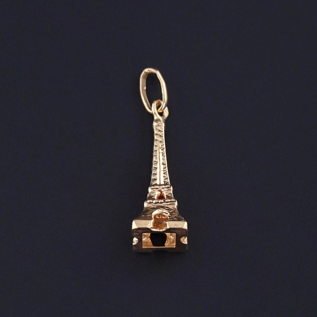 Vintage Eiffel Tower Charm of 18k Gold - Trademark Antiques