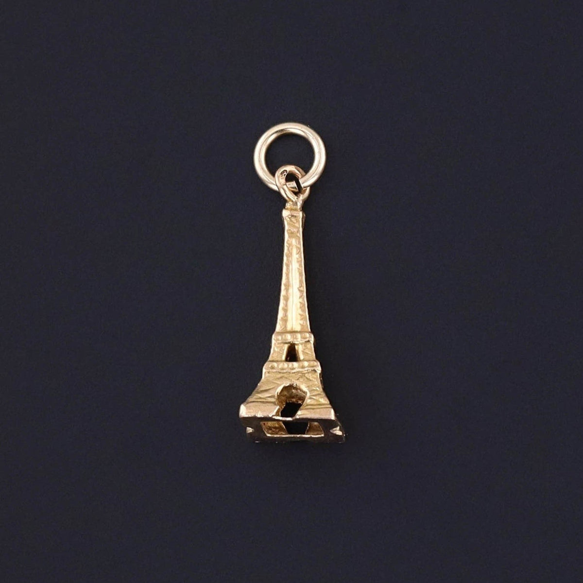 Vintage Eiffel Tower Charm of 18k Gold - Trademark Antiques