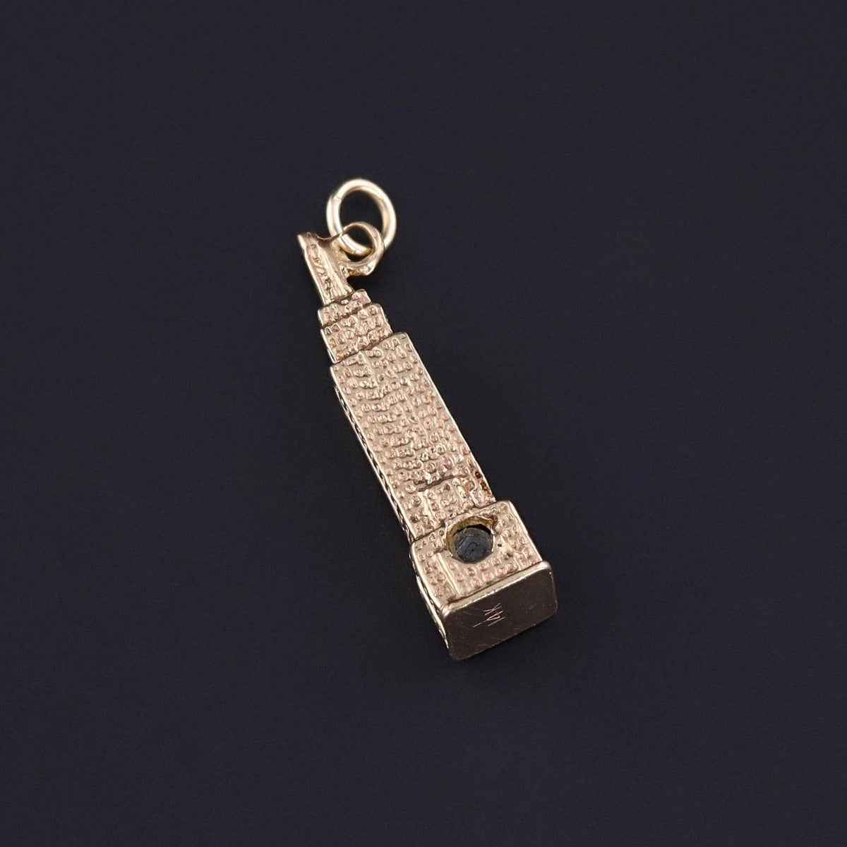 Vintage Empire State Building Stanhope Charm of 14k Gold - Trademark Antiques