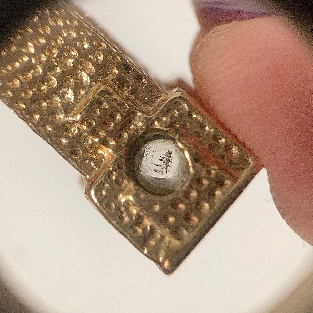 Vintage Empire State Building Stanhope Charm of 14k Gold - Trademark Antiques