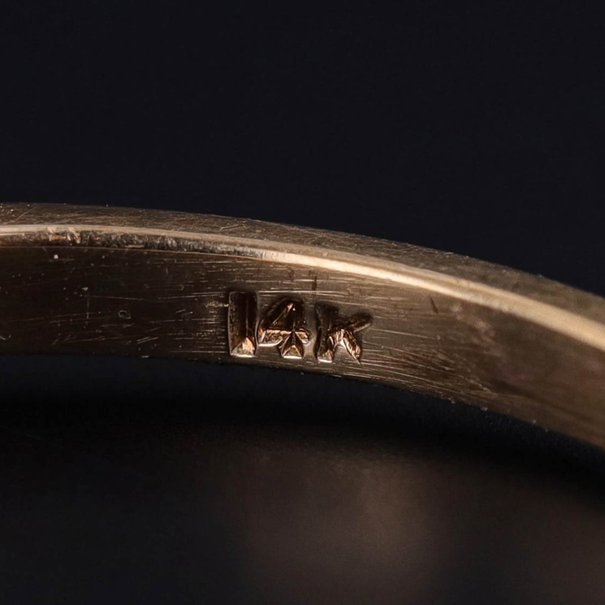 Vintage Engagement Ring of 14k Gold - Trademark Antiques