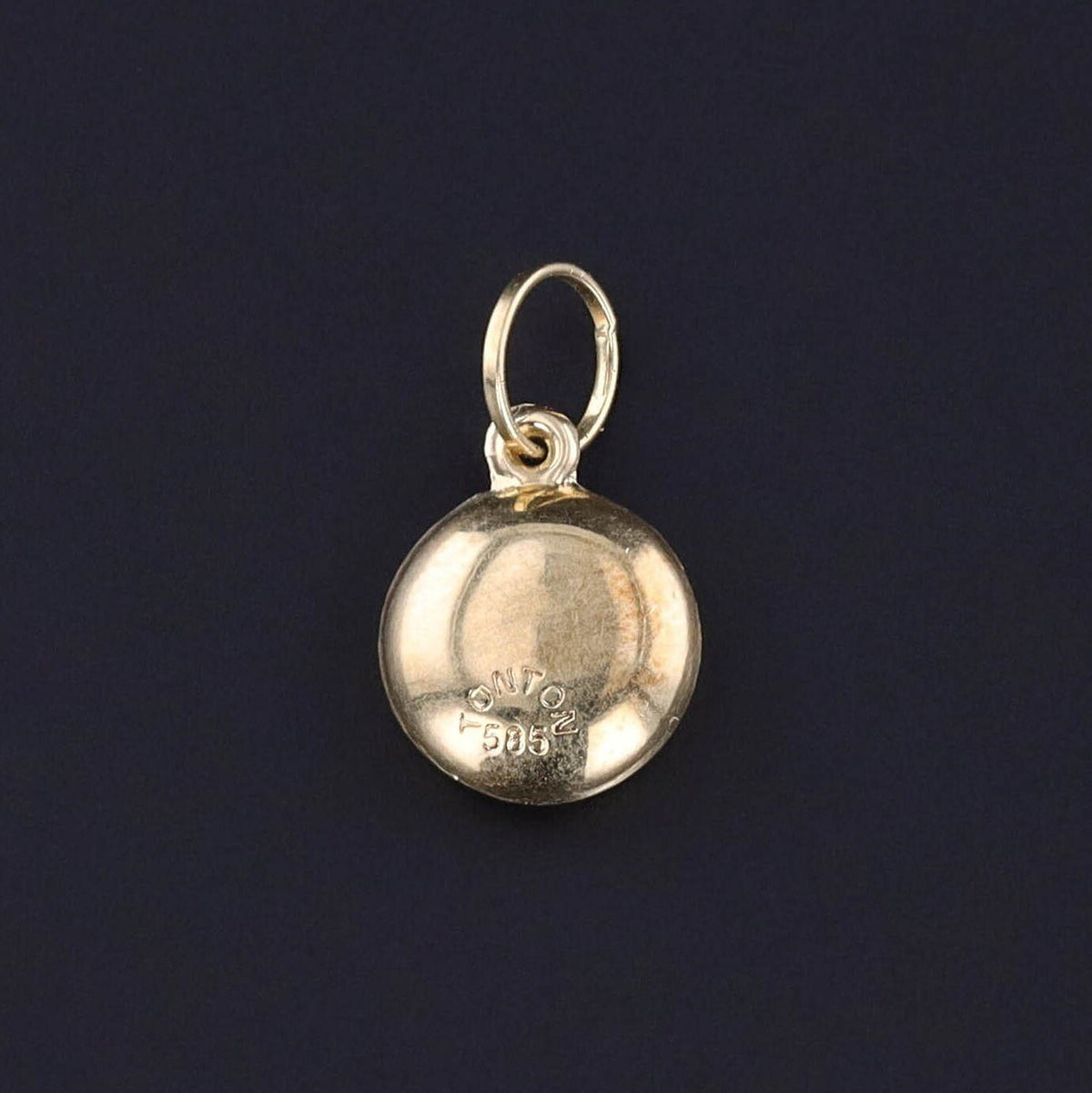 Vintage Evil Eye Charm of 14k Gold - Trademark Antiques