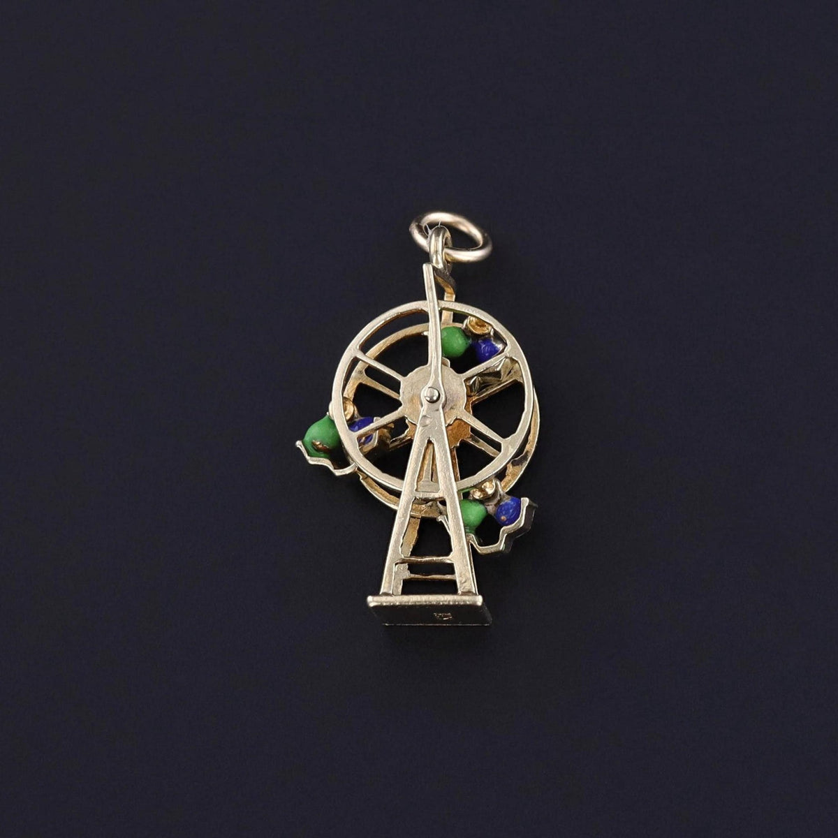 Vintage Ferris Wheel Charm of 14k Gold - Trademark Antiques