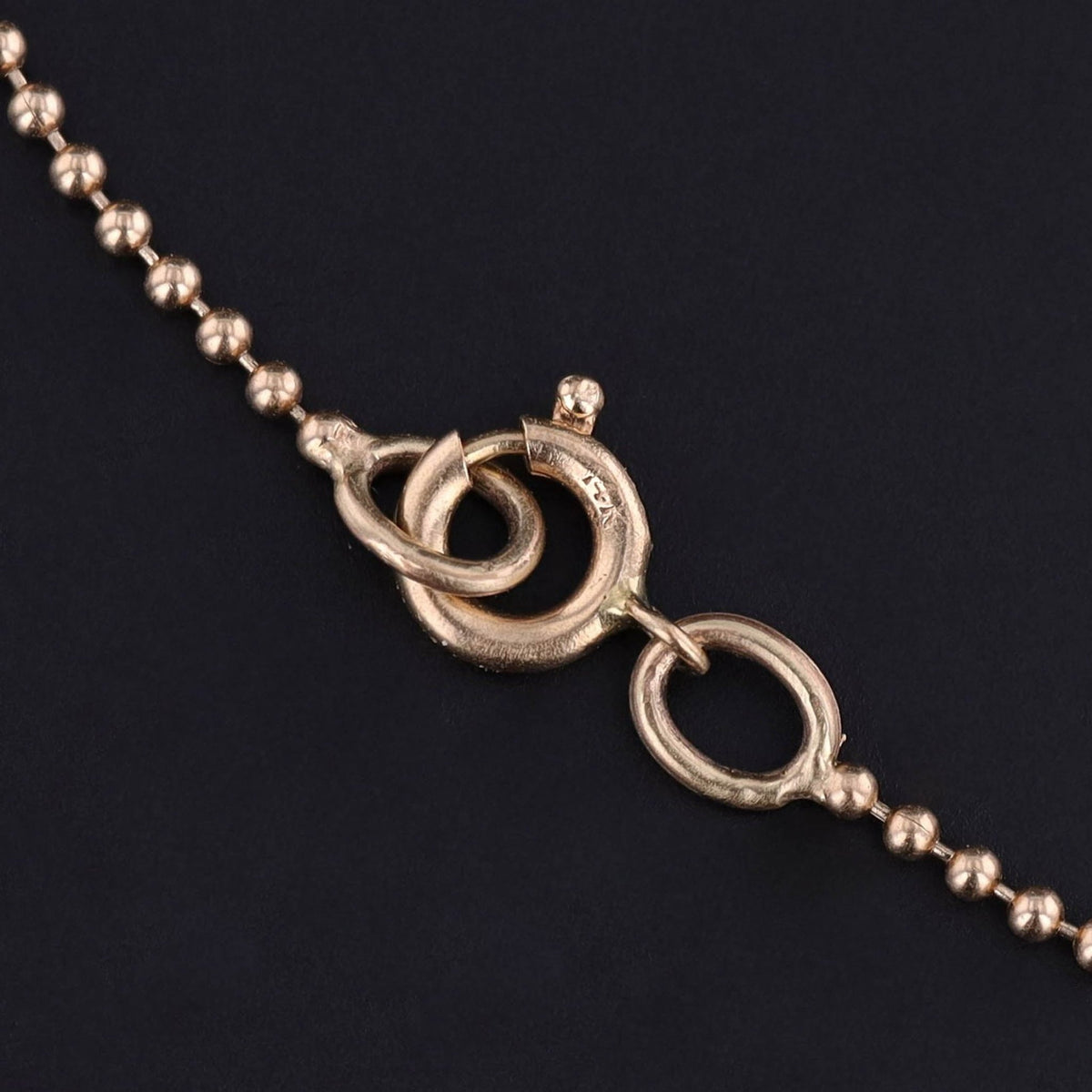 Vintage Floating Opal Heart Pendant of 10k Gold - Trademark Antiques