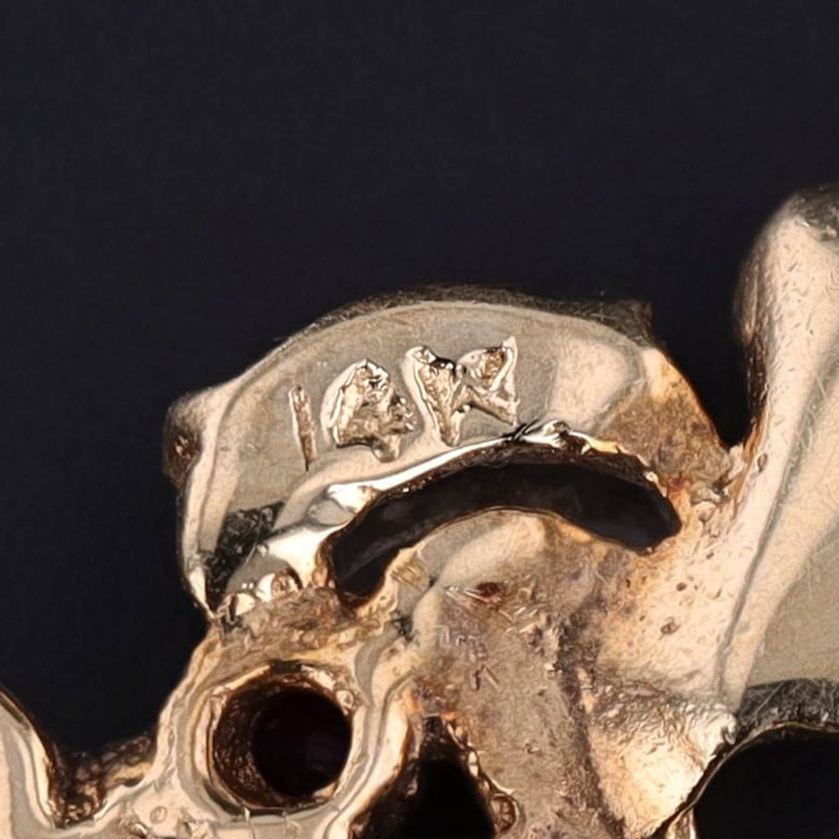 Vintage Gemstone Ballerina Charm of 14k Gold - Trademark Antiques