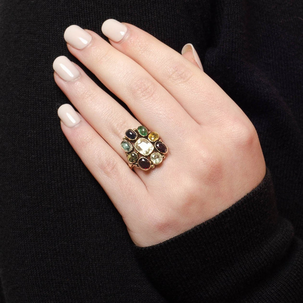 Vintage Gemstone Ring of 14k Gold - Trademark Antiques