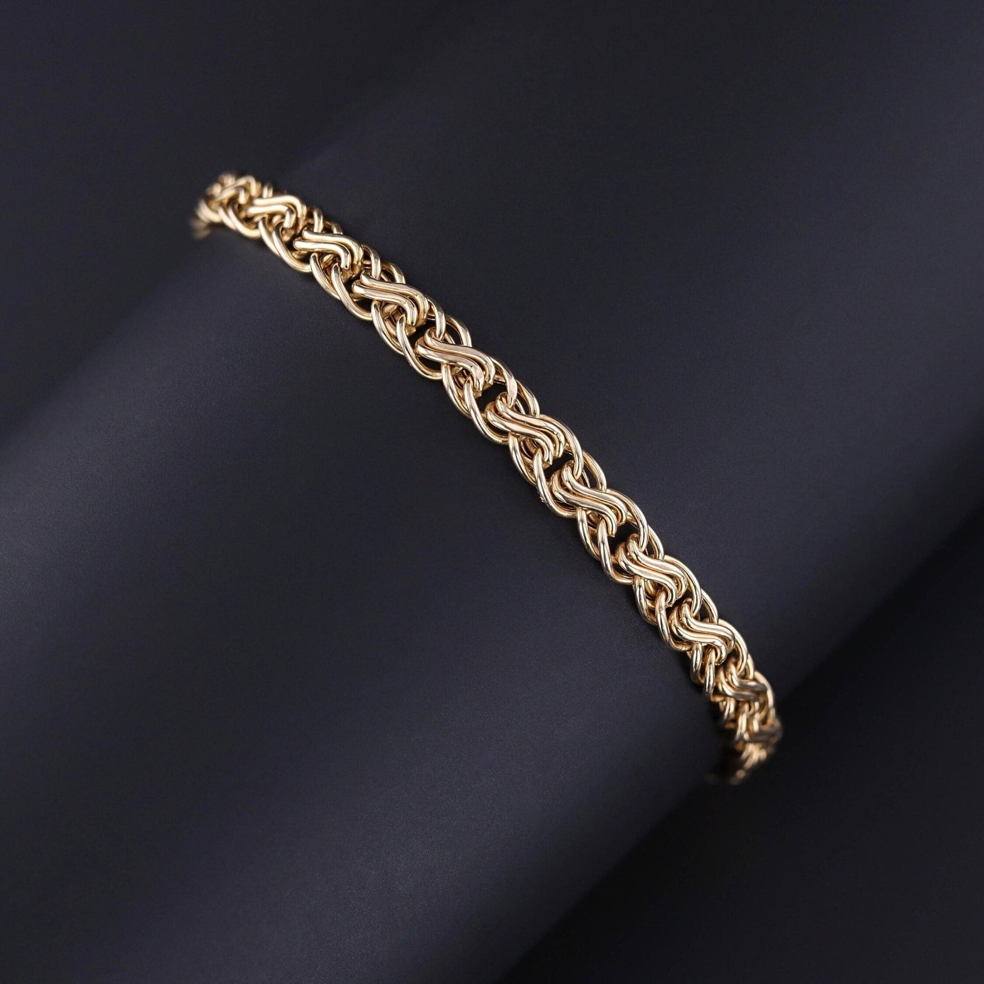 Vintage Gold Bracelet of 14k Gold - Trademark Antiques