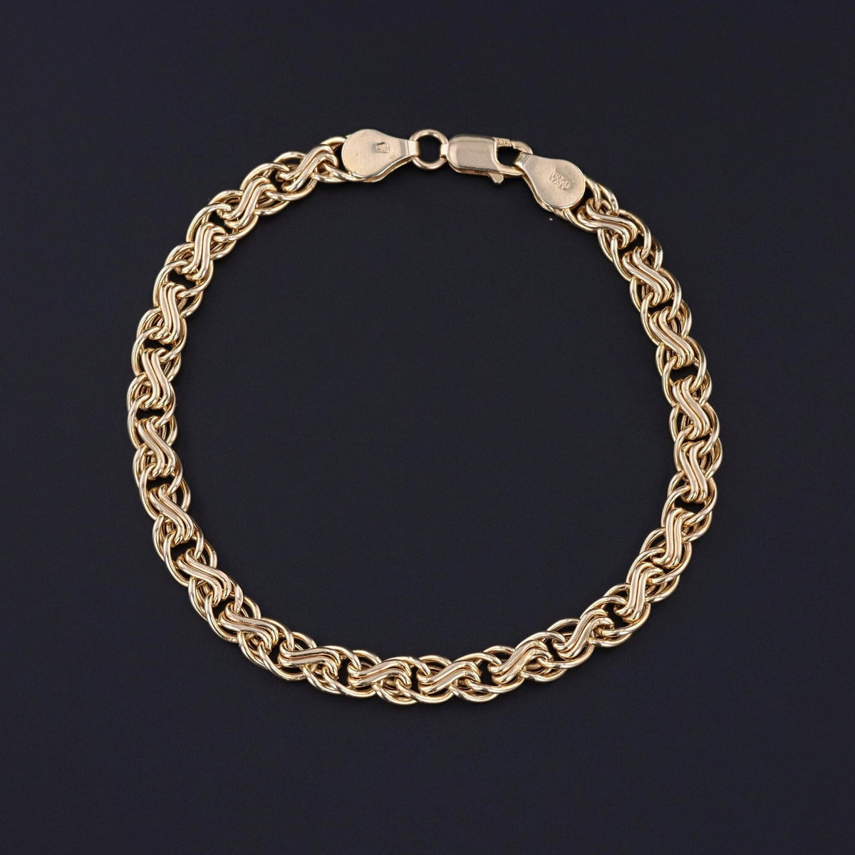 Vintage Gold Bracelet of 14k Gold - Trademark Antiques