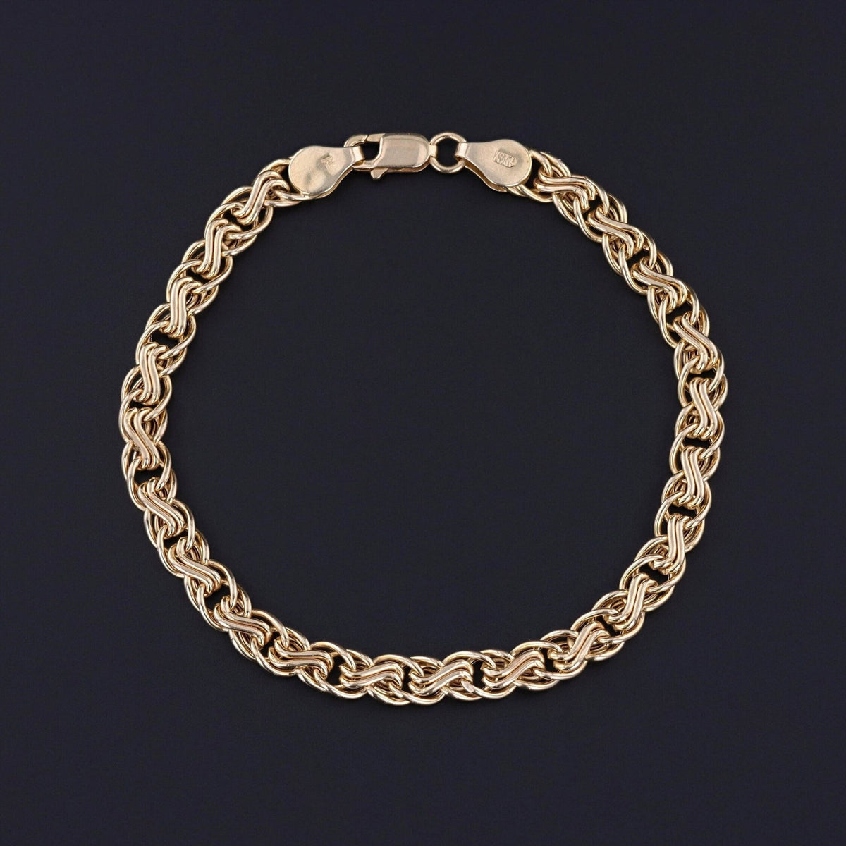 Vintage Gold Bracelet of 14k Gold - Trademark Antiques