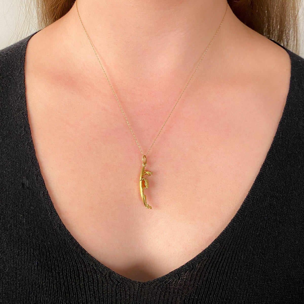 Vintage Gondola Charm of 14k Gold - Trademark Antiques