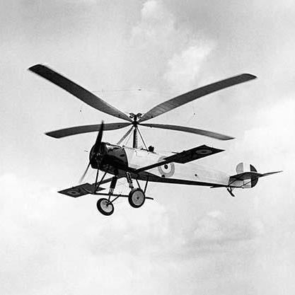 Vintage Gyroplane Charm of 14k Gold - Trademark Antiques