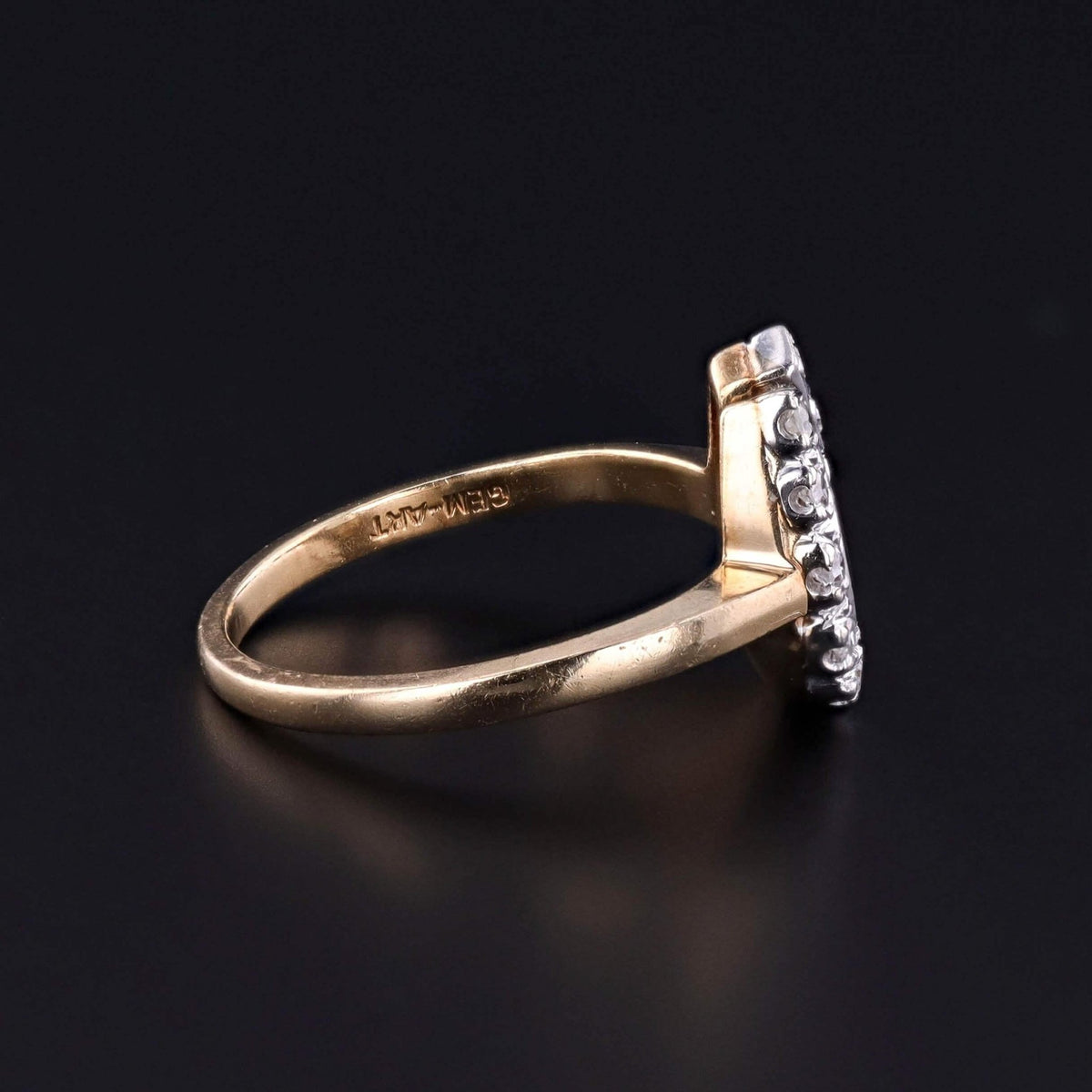 Vintage Horseshoe Ring of 14k Gold - Trademark Antiques